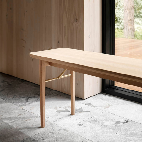 Banc en bois massif fabrication danoise - SM832-833