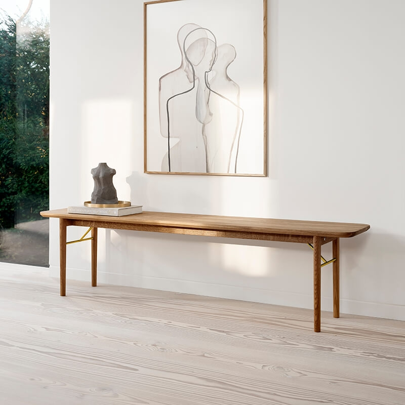 Banc en bois massif fabrication danoise - SM832-833