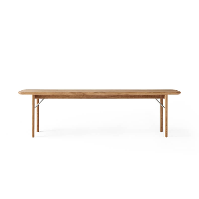 Banc en bois massif chêne naturel huilé fabrication danoise - SM832-833