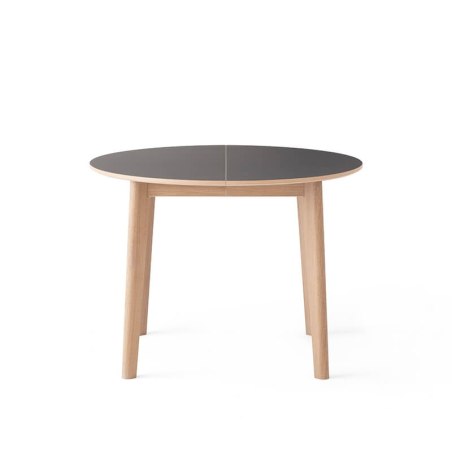 able ronde nordique en bois et stratifié de fabrication danoise - SM120