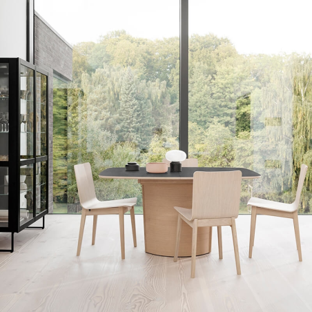 Table extensible en stratifié fabriquée au Danemark - SM116-SM117