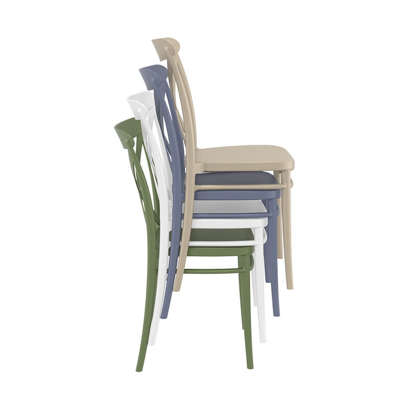 Chaises style bistrot empilables - Cross
