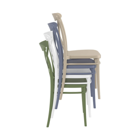 Chaises style bistrot empilables - Cross