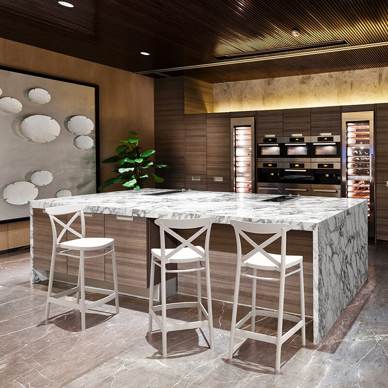 Tabouret moderne blanc - Cross