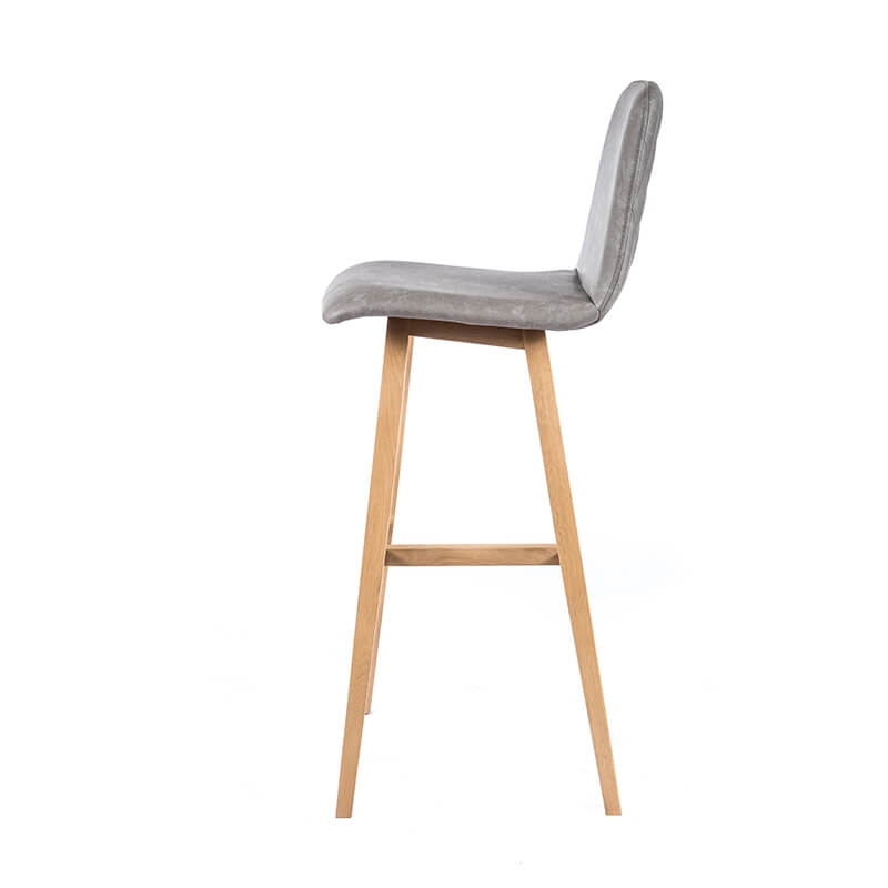 BarPandora diamant - Tabouret de bar scandinave avec pieds en bois
