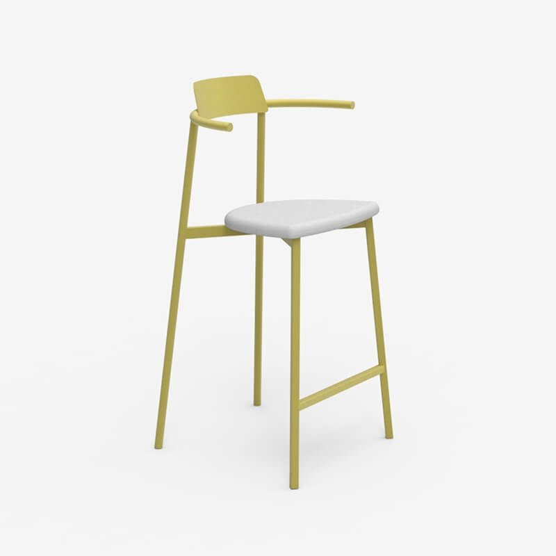 Tabouret snack moderne en acier fabriqué en France - Alice Carrier ®