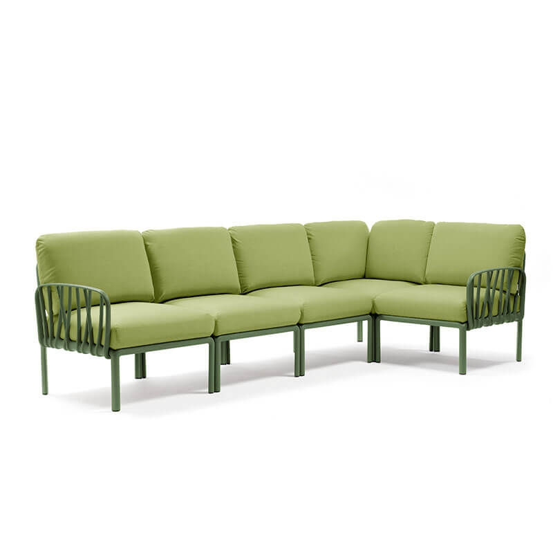 Canapé modulable d'extérieur 5 places - Komodo