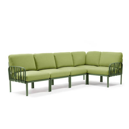 Canapé modulable d'extérieur 5 places - Komodo