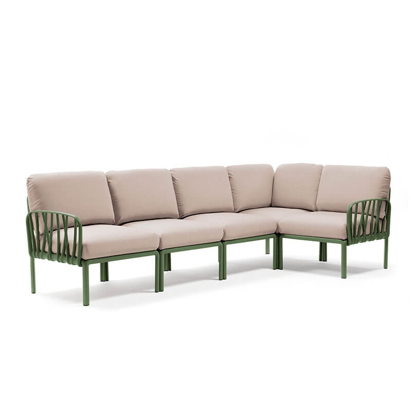 Canapé modulable d'extérieur 5 places - Komodo
