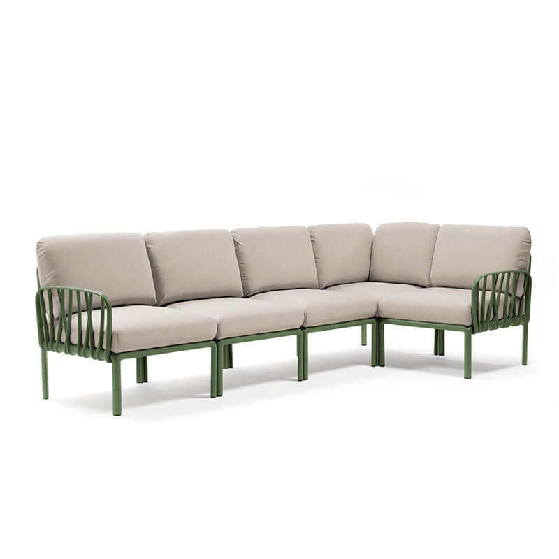 Canapé modulable d'extérieur 5 places - Komodo