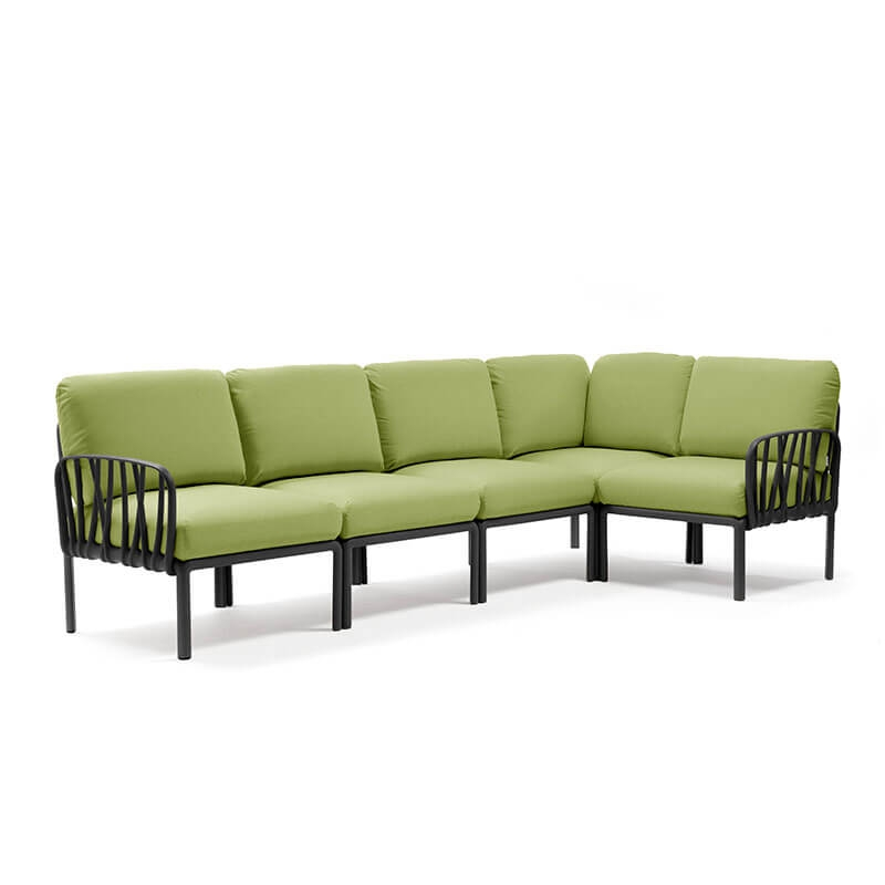 Canapé modulable d'extérieur 5 places - Komodo