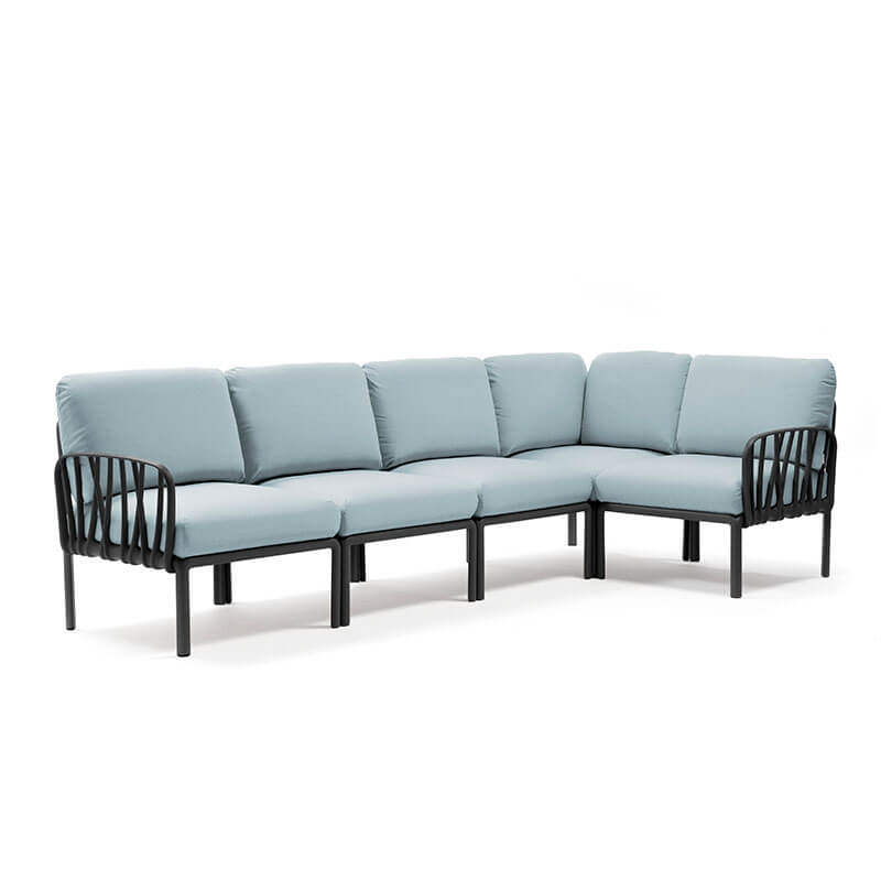 Canapé modulable d'extérieur 5 places - Komodo
