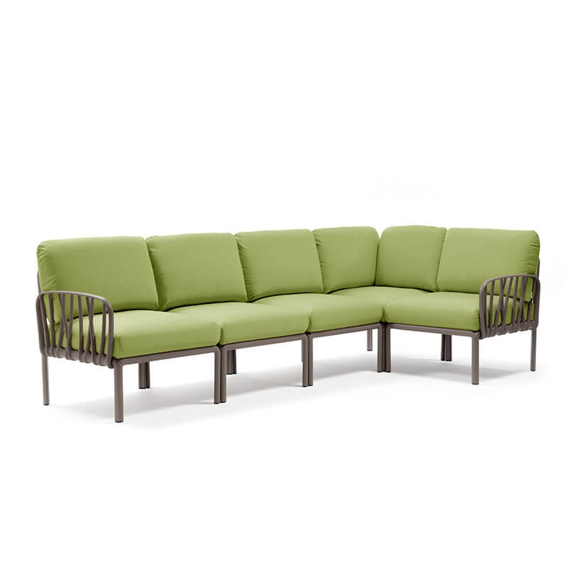 Canapé modulable d'extérieur 5 places - Komodo