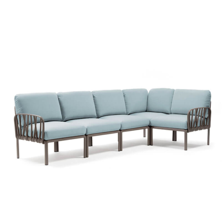 Canapé modulable d'extérieur 5 places - Komodo