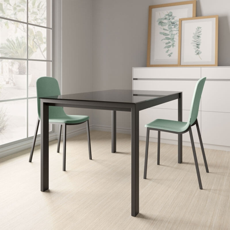 Table de cuisine rectangulaire en verre - Puzzle