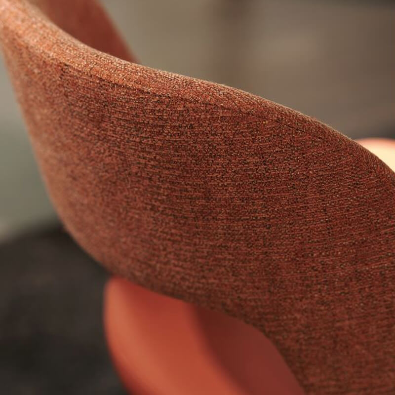 Chaise moderne bimatière avec dossier ajouré - Evelyne