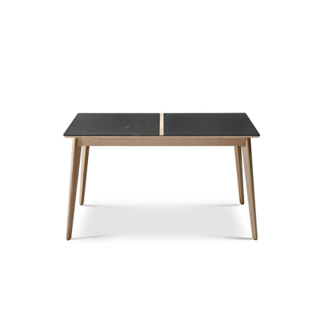 Table extensible en bois et en céramique made in France - Paul
