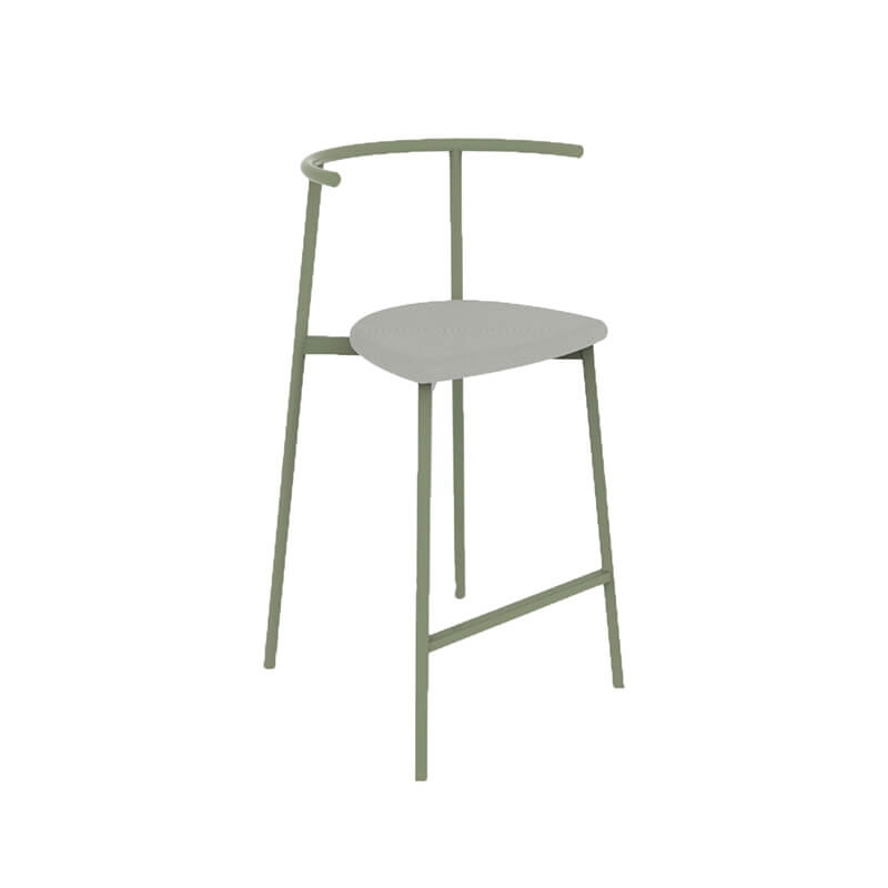 Alice Carrier ® - Tabouret snack moderne en acier fabriqué en France