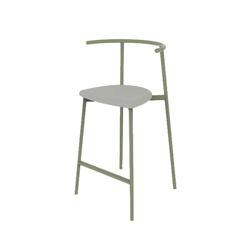 Alice Carrier ® - Tabouret snack moderne en acier fabriqué en France