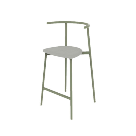 Alice Carrier ® - Tabouret snack moderne en acier fabriqué en France