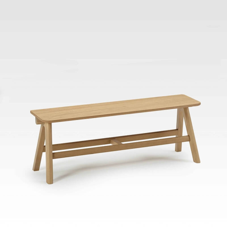 Banc tendance en bois massif - Chevron