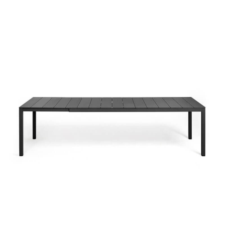Table d'extérieur anthracite extensible en aluminium - Rio Alu