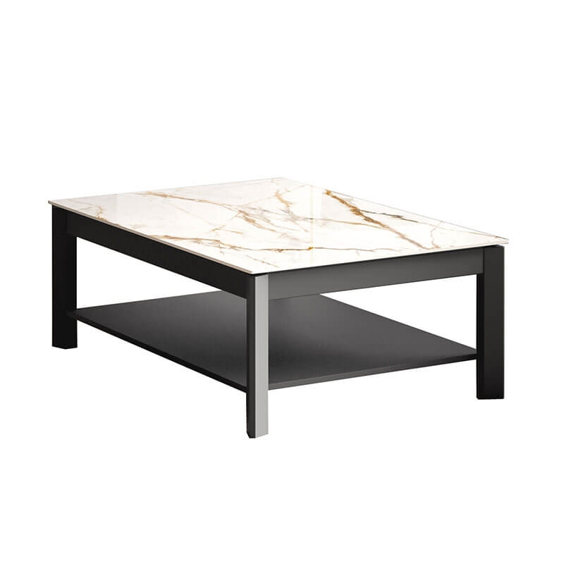 Table basse en Dekton avec double plateau - Multiplus Mini