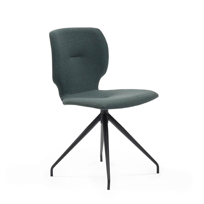 Chaise tendance en tissu avec pieds en métal - Jeanne Mobitec®