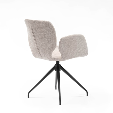 Fauteuil en tissu avec pieds en métal - Jeanne Mobitec®