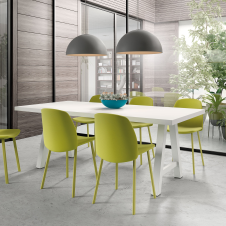 Table moderne de séjour en stratifié - Querido