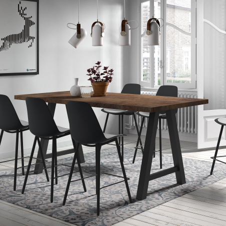 Table snack moderne de salle à manger en stratifié - Querido