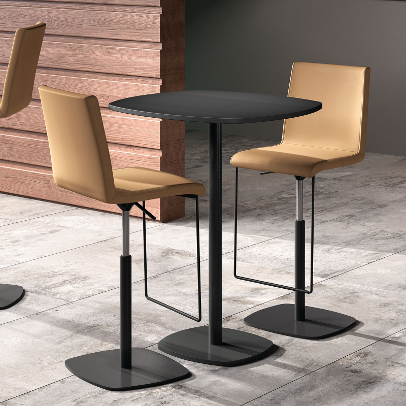 Tabouret hauteur ajustable et pivotant rembourré - BarSherpa