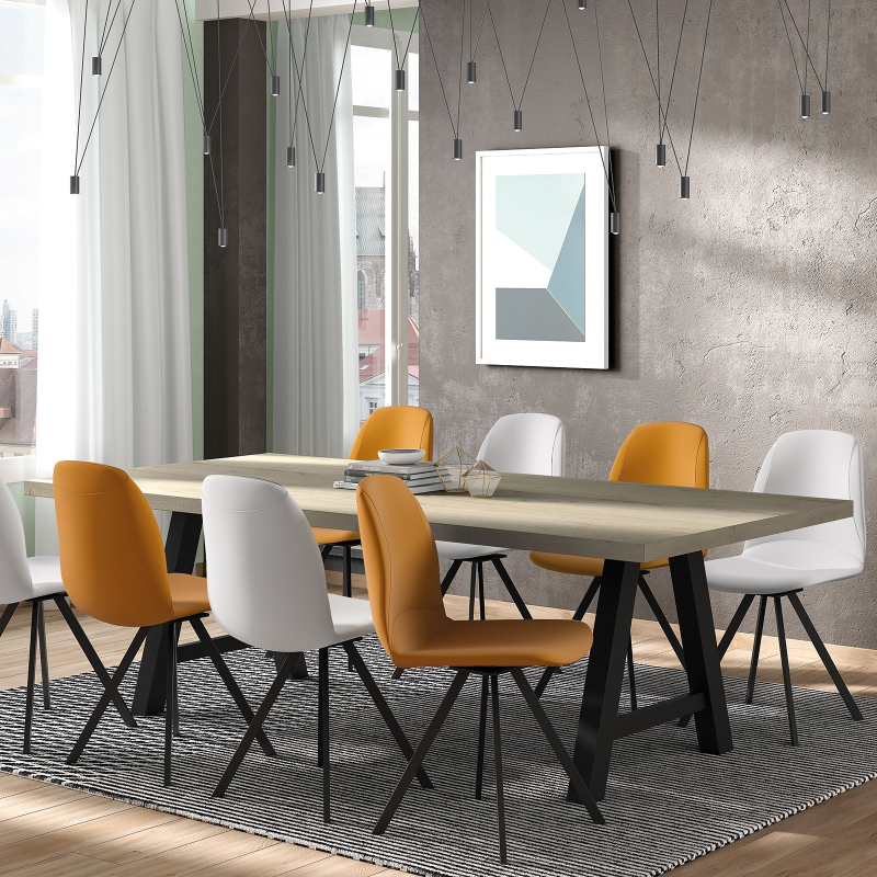 Table moderne de séjour en stratifié - Querido