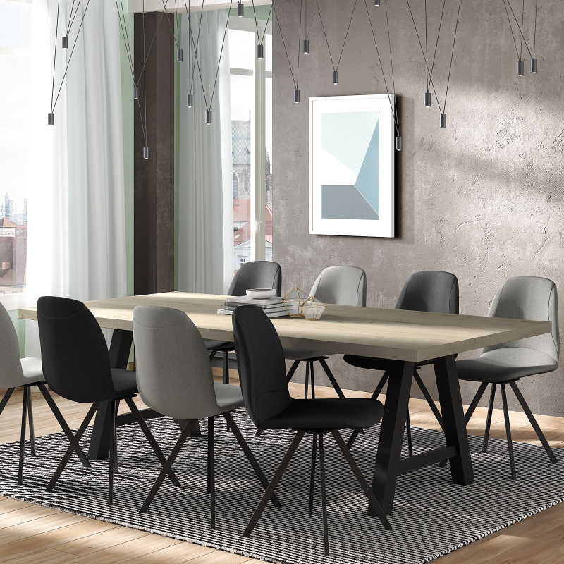 Table moderne de séjour en stratifié - Querido