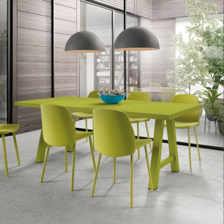 Table moderne de séjour en stratifié - Querido