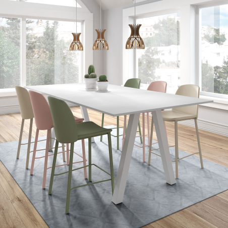 Tabouret snack tendance rembourré - Olivia