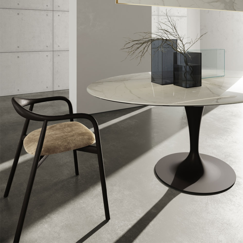Table ovale design en céramique - Flûte Sovet®