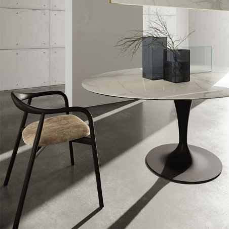 Table ovale design en céramique - Flûte Sovet®