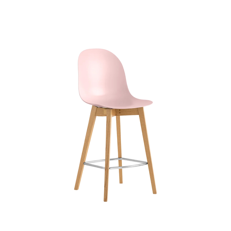 Tabouret scandinave en polypropylène et bois - 1672 Academy Connubia©