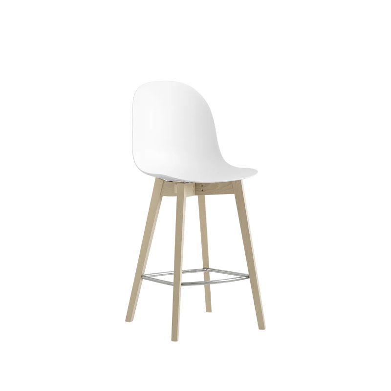 Tabouret scandinave en polypropylène et bois - 1672 Academy Connubia©