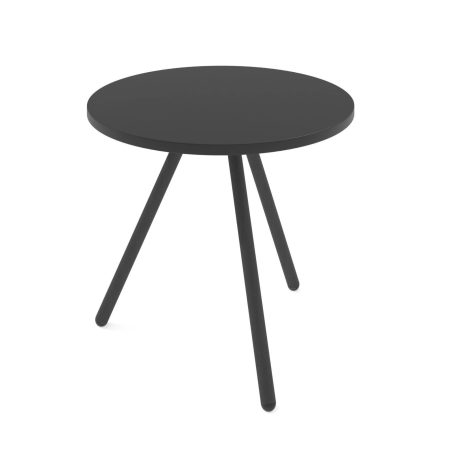 Table basse ronde minimaliste en stratifié - Trevi