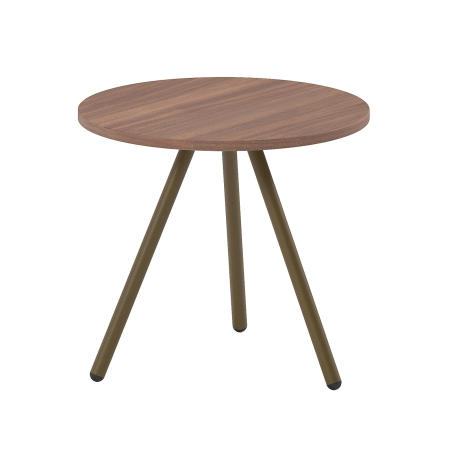 Table basse ronde design en stratifié - Trevi