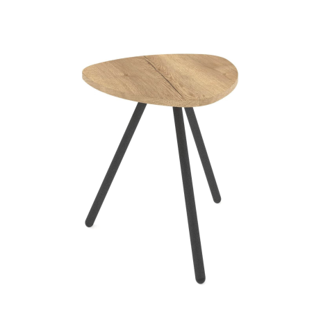 Table basse design triangulaire en stratifié - Trevi