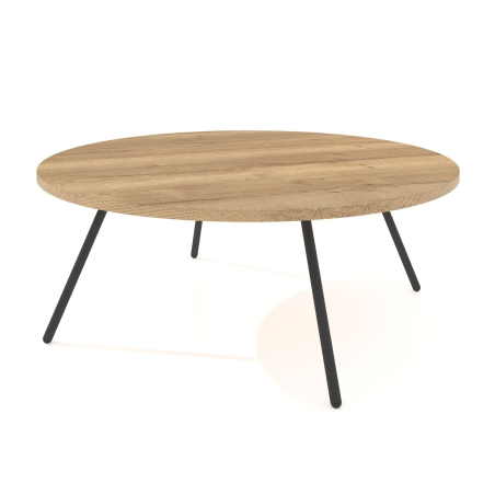 Table de salon ronde avec pieds en métal - Trevi