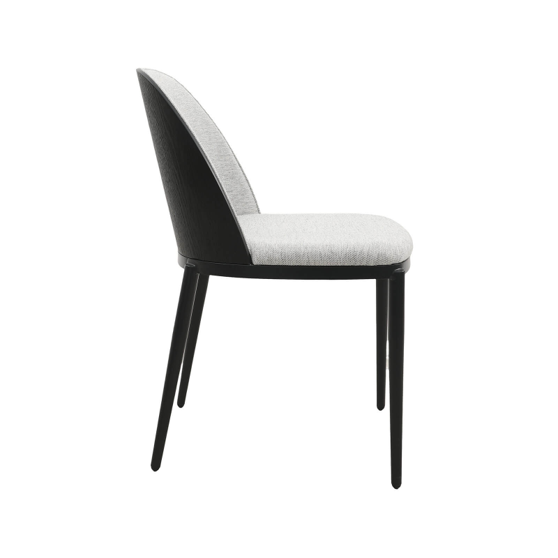 Chaise tissu et bois - Simone 