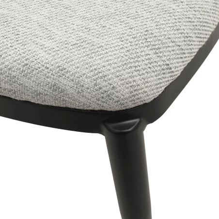 Chaise tissu et bois - Simone 