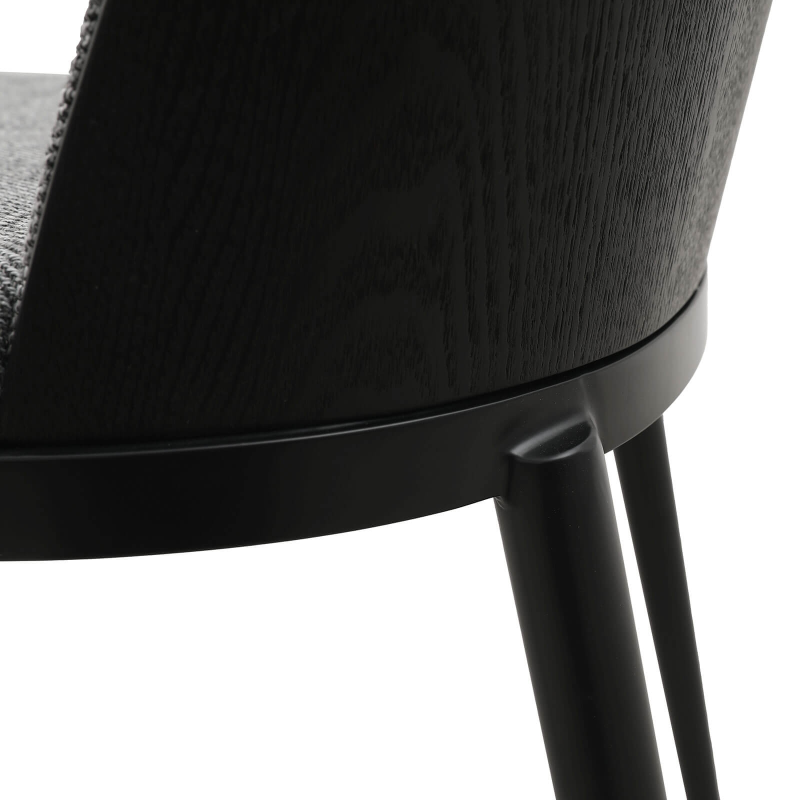 Chaise tissu et bois - Simone 