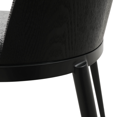 Chaise tissu et bois - Simone 