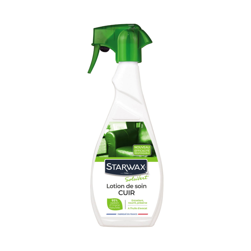 Spray lotion entretien cuir soluvert Starwax® - 500ml