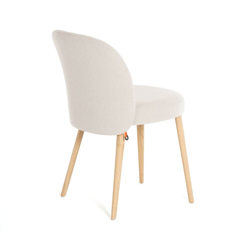 Chaise en tissu et pieds bois - Neo Mobitec ®